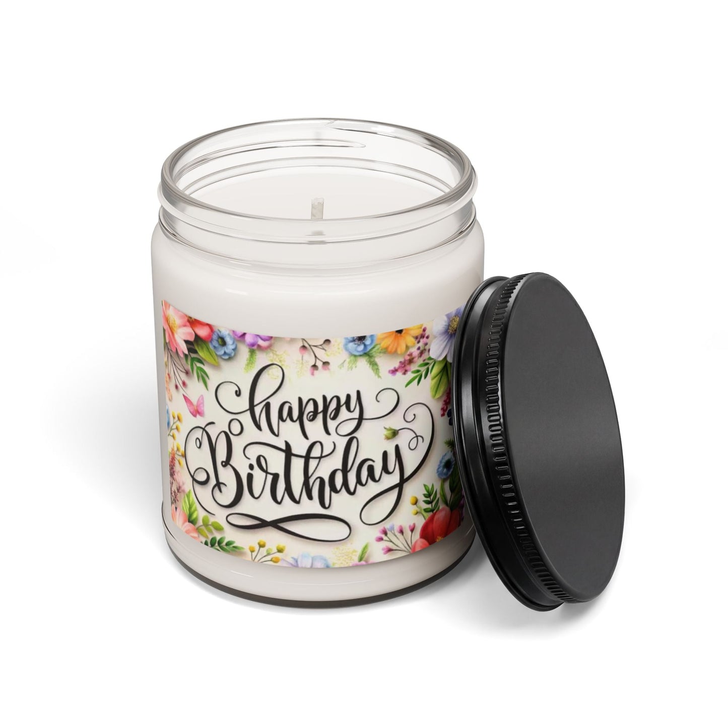 Scented Soy Candle, 9oz, Happy Birthday, gift - Simply Glow Ohio