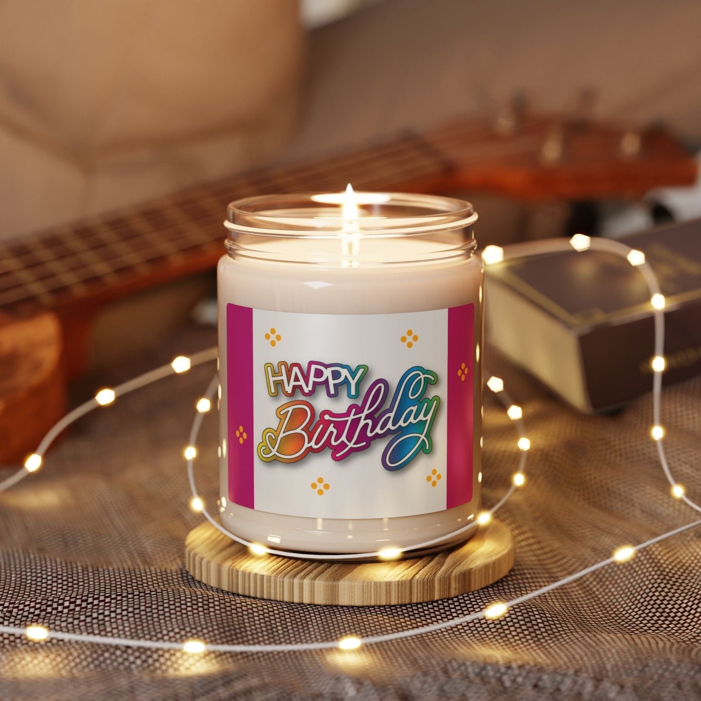 Scented Soy Candle, 9oz, Happy Birthday, gift - Simply Glow Ohio