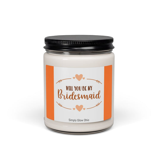 Scented Soy Candle, 9oz, bridesmaid gift - Simply Glow Ohio