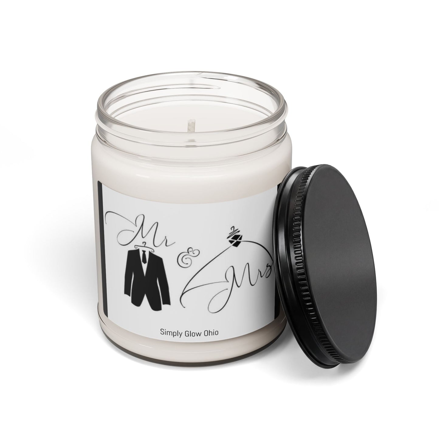 Scented Soy Candle, 9oz, wedding gift, favors - Simply Glow Ohio