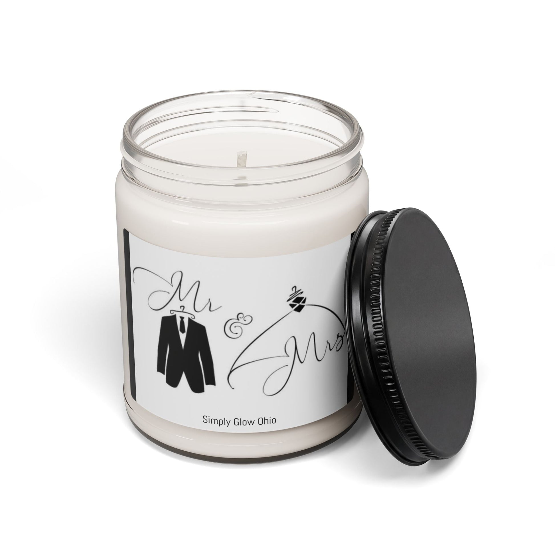 Scented Soy Candle, 9oz, wedding gift, favors - Simply Glow Ohio