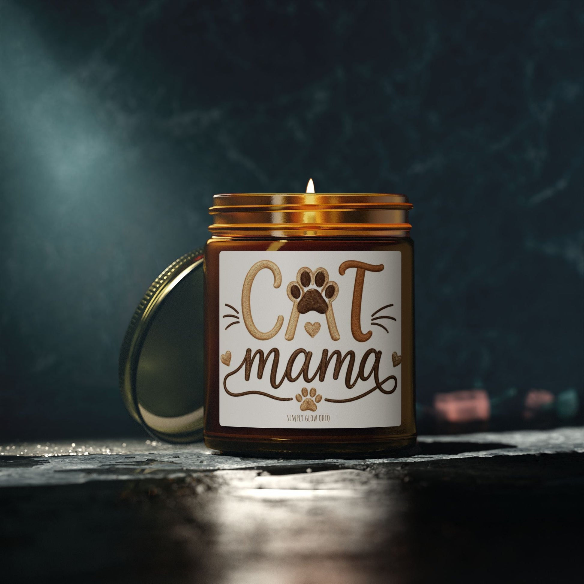 Scented Candles, Coconut Apricot Wax (4oz, 9oz) - Simply Glow Ohio