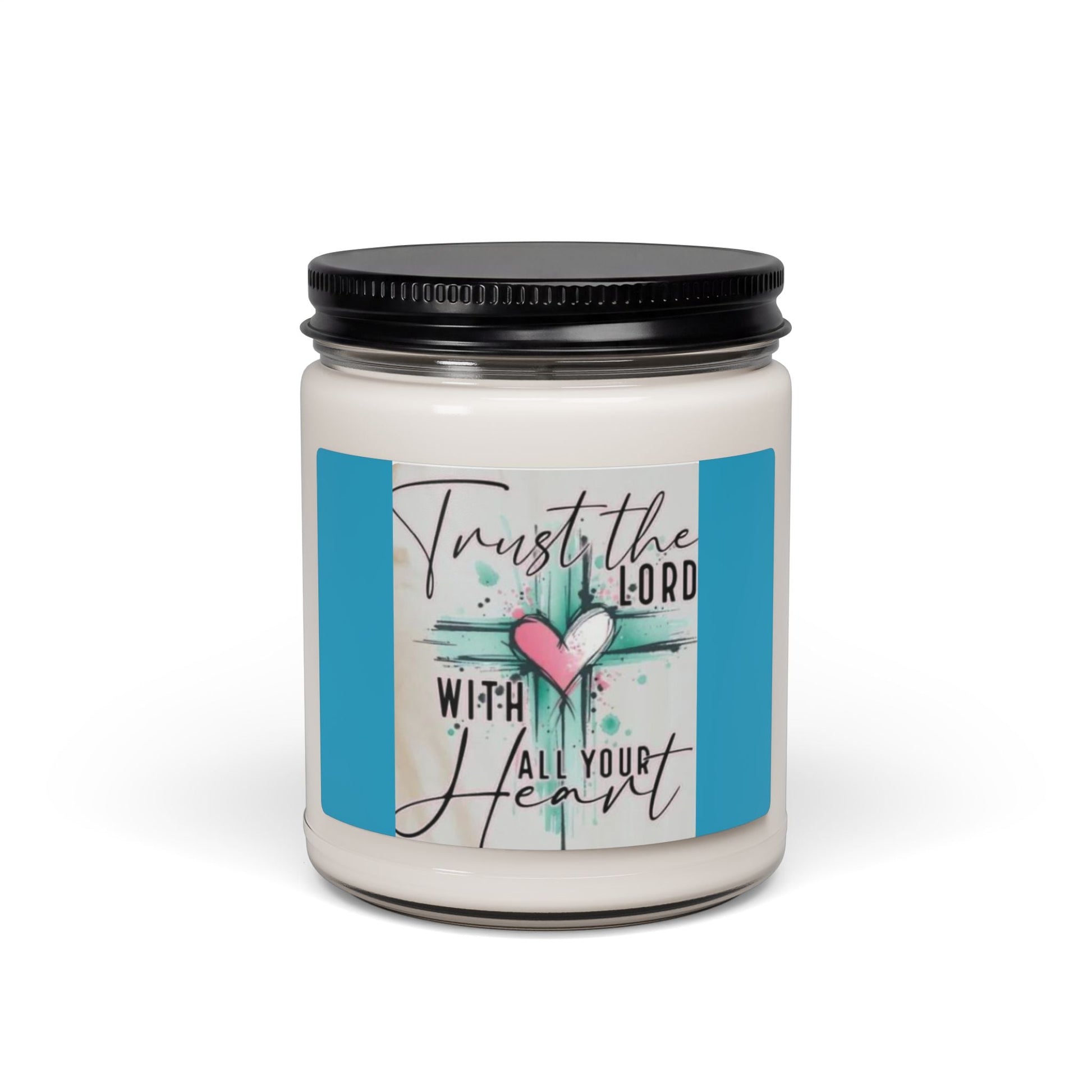 Scented Soy Candle, 9oz, Bible verse, home decor - Simply Glow Ohio