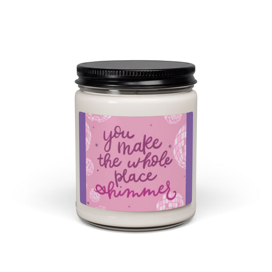 Scented Soy Candle, 9oz, Musical lyrics inspired quotes - Simply Glow Ohio