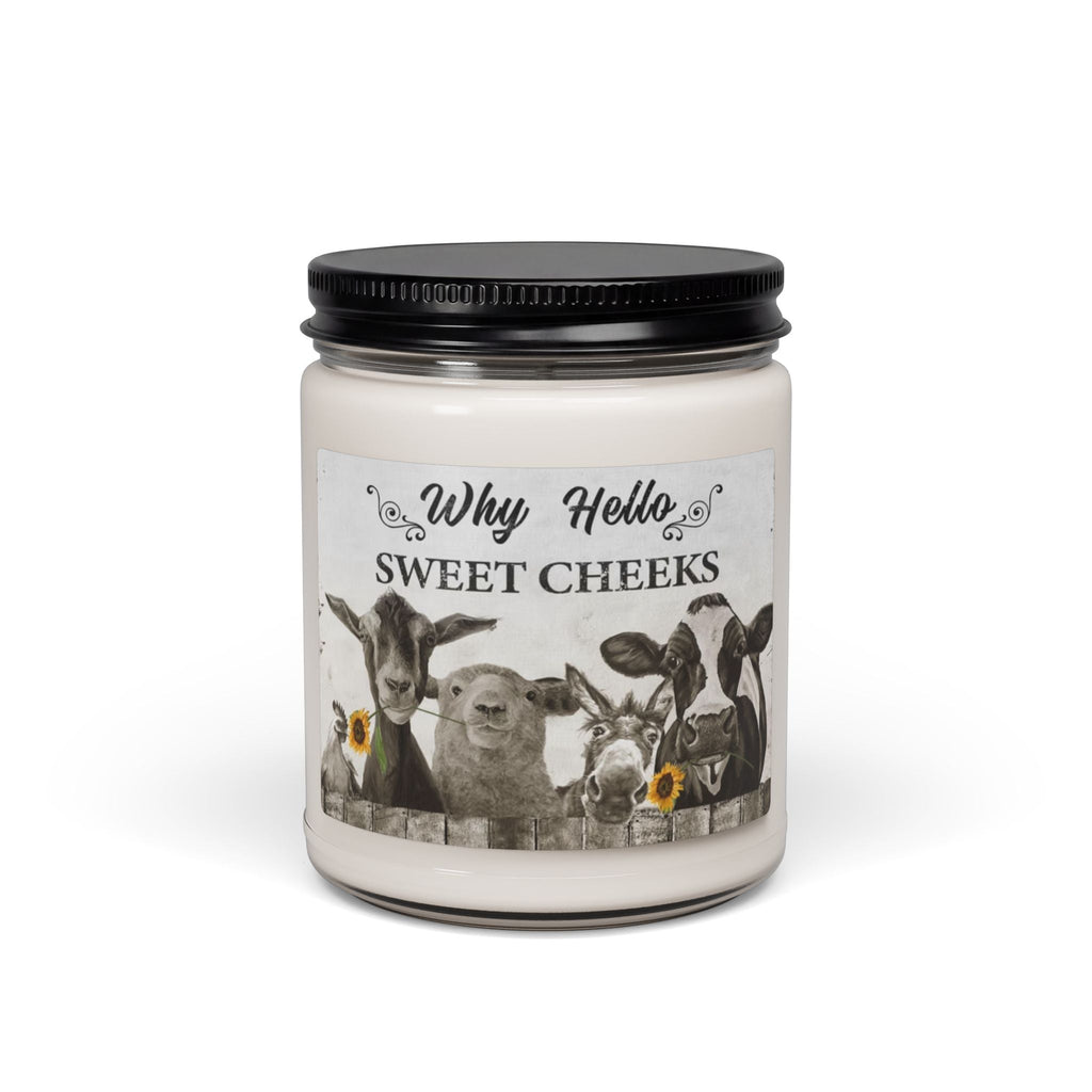 Scented Soy Candle, 9oz, farm, farmhouse decor - Simply Glow Ohio