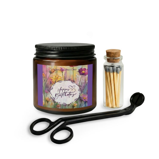 Candle Set with Matches and Wick Trimmer - Simply Glow Ohio
