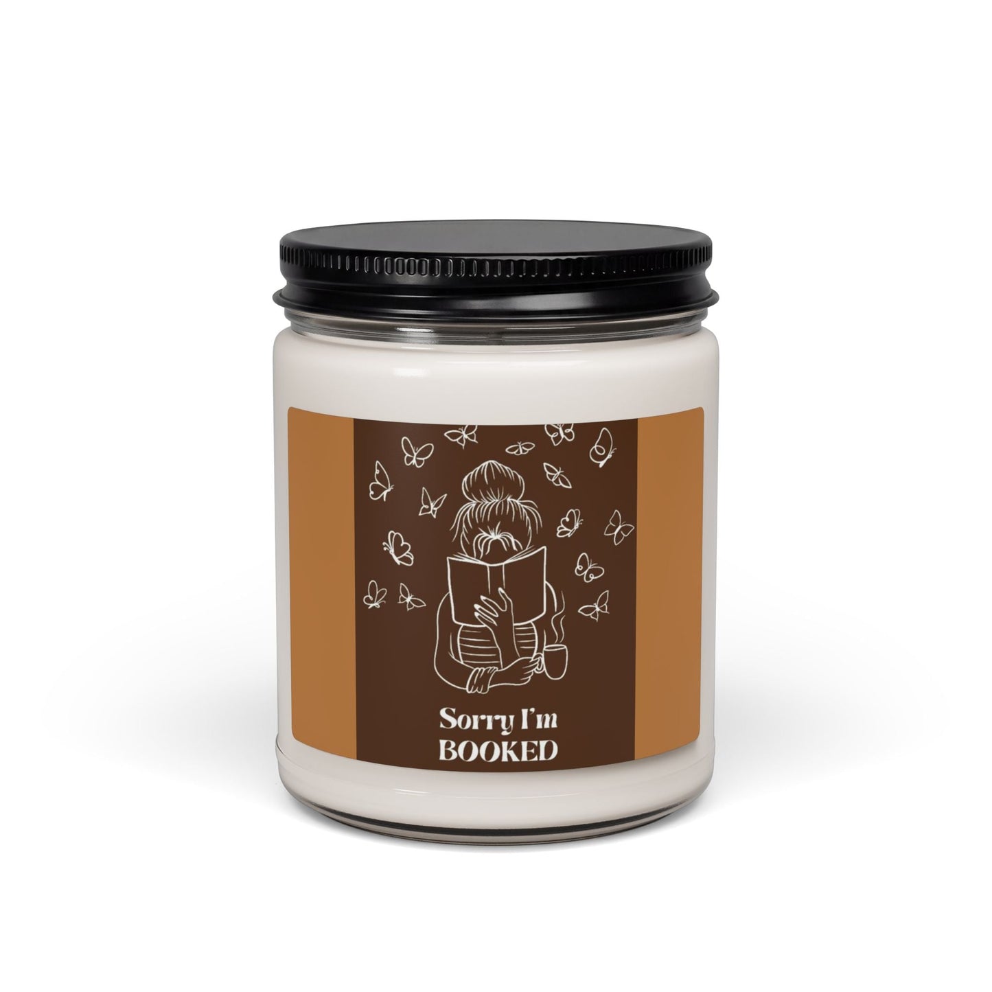 Scented Soy Candle, 9oz Girl reading book inspired - Simply Glow Ohio