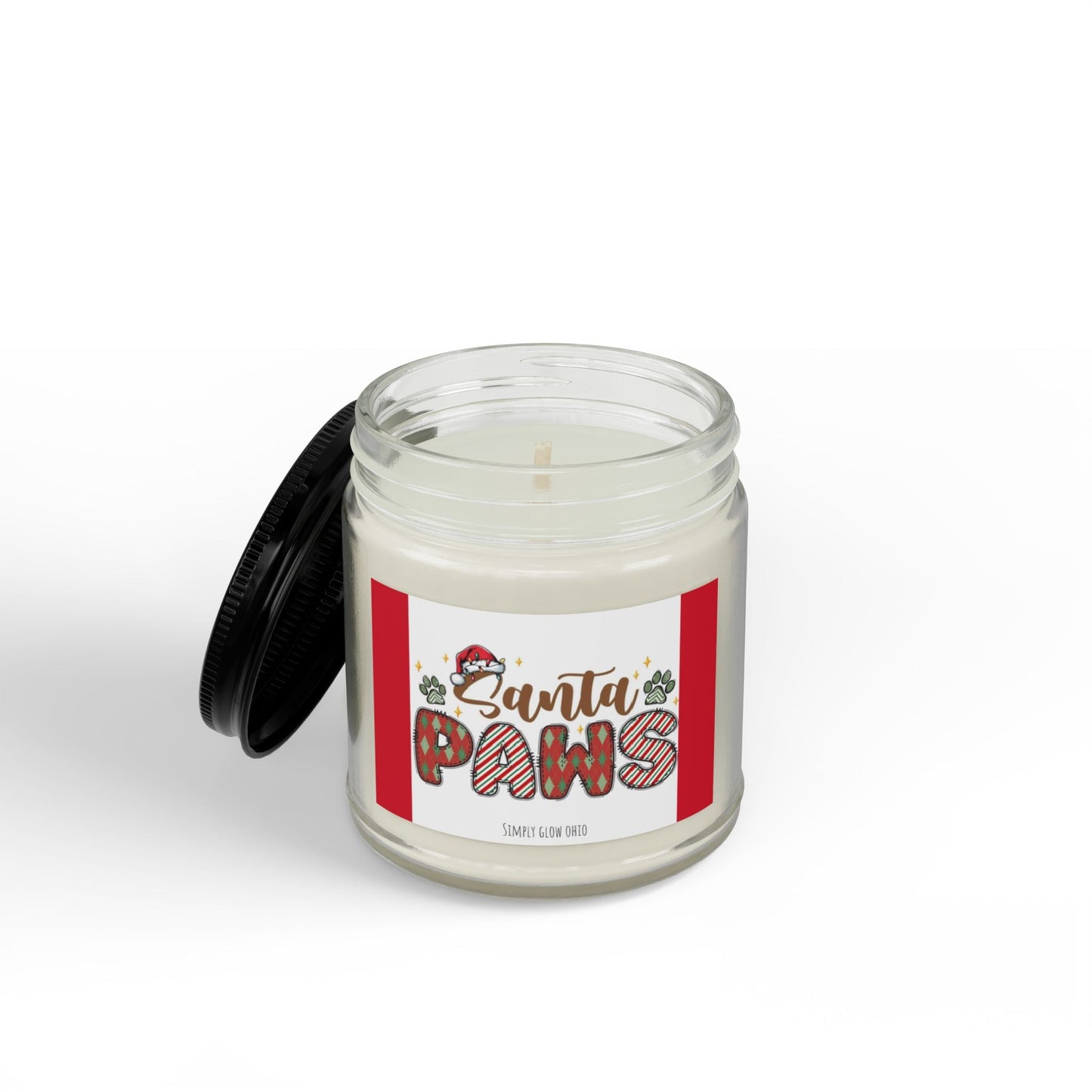 Scented Soy Candles with Black Lid, (4 and 9oz) - Simply Glow Ohio