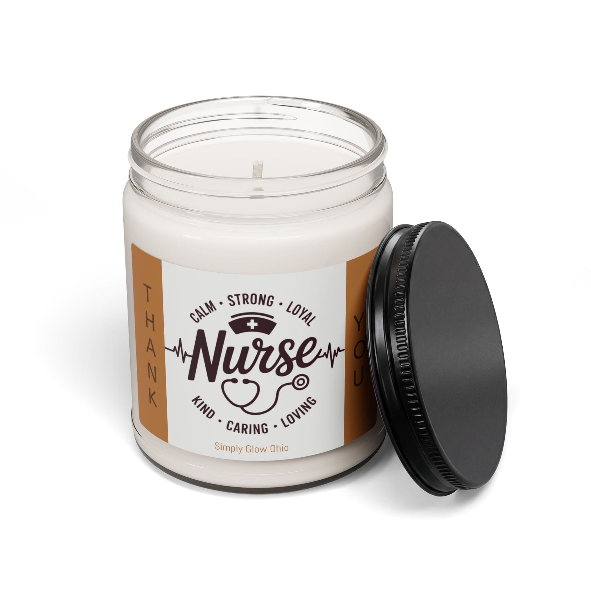 Scented Soy Candle, 9oz, Nurses gift - Simply Glow Ohio