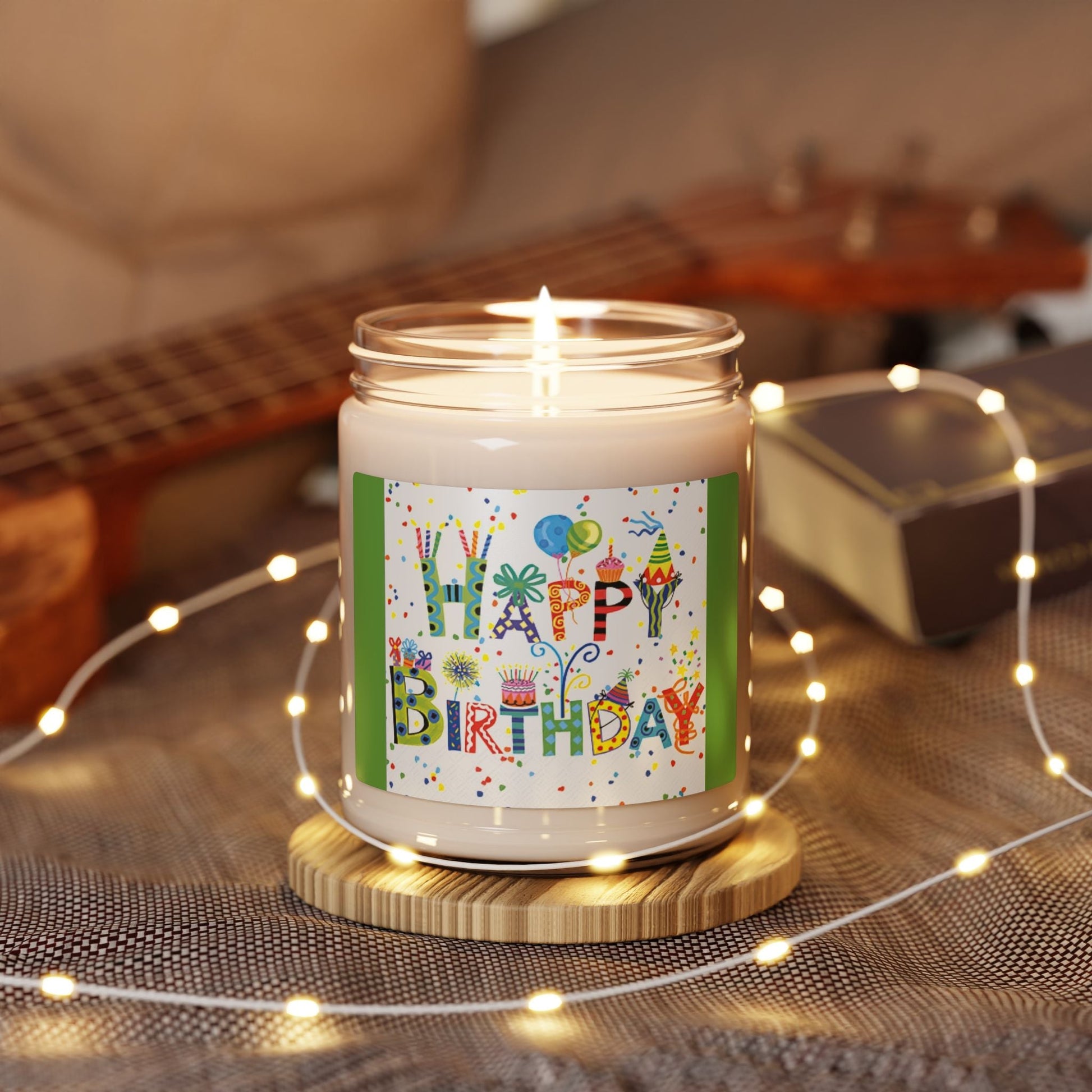 Scented Soy Candle, 9oz, Happy Birthday, gift - Simply Glow Ohio