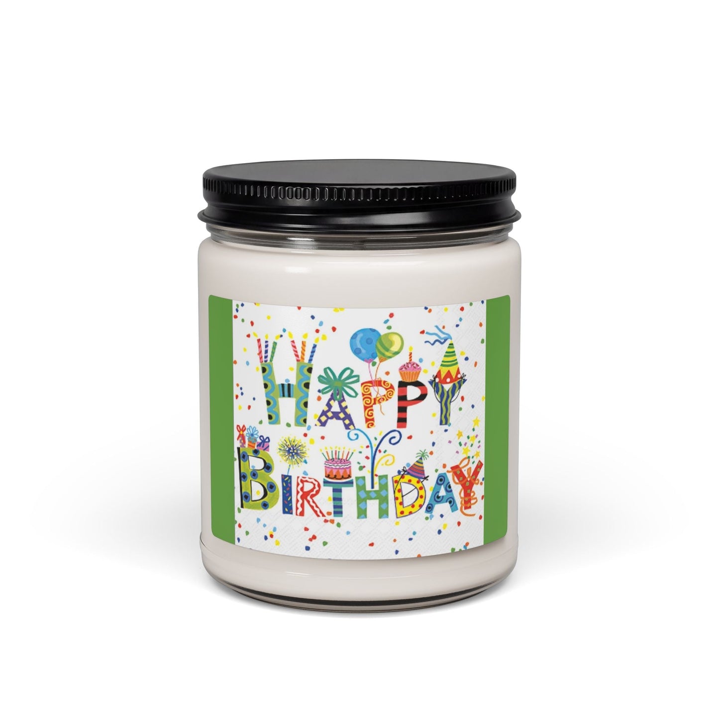 Scented Soy Candle, 9oz, Happy Birthday, gift - Simply Glow Ohio