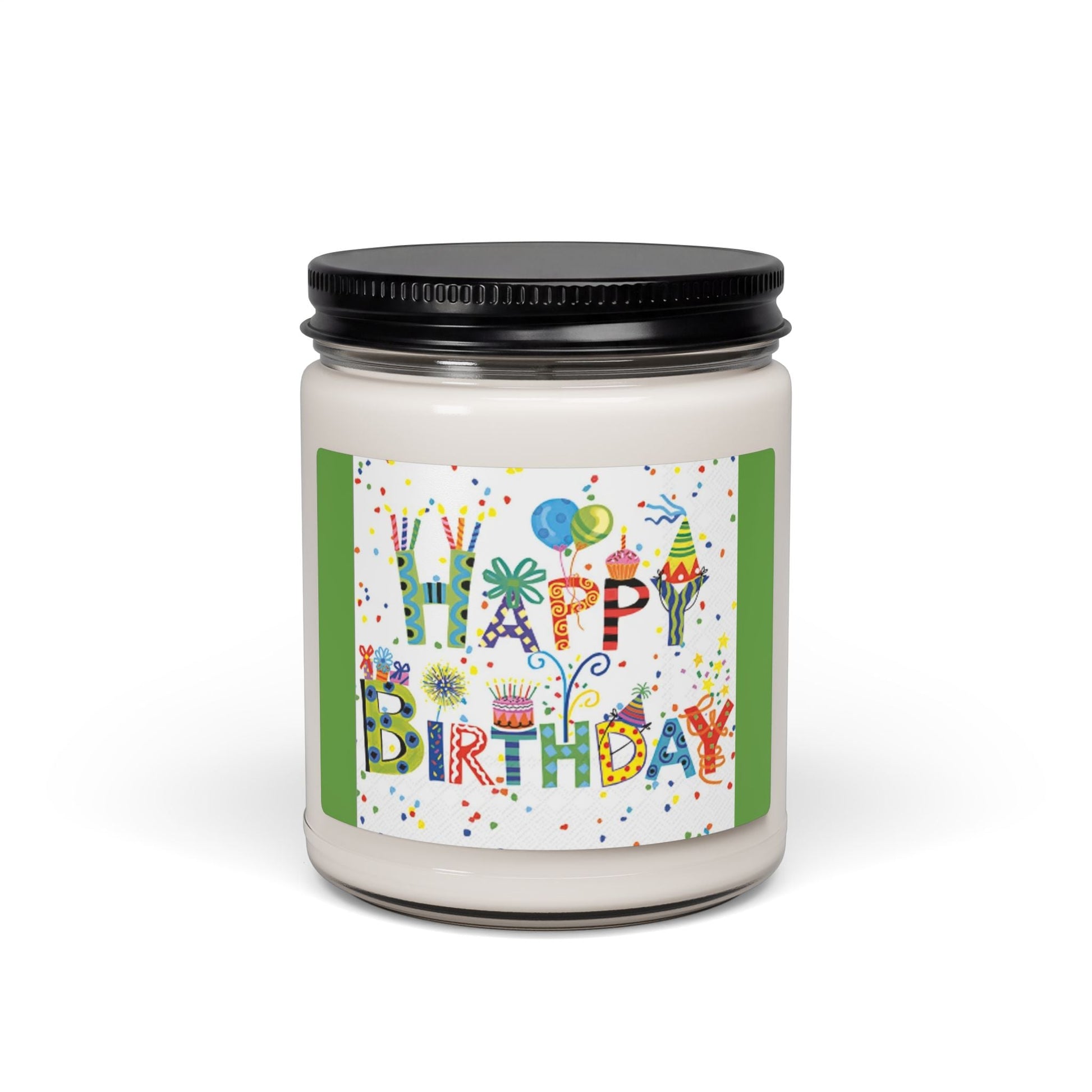 Scented Soy Candle, 9oz, Happy Birthday, gift - Simply Glow Ohio