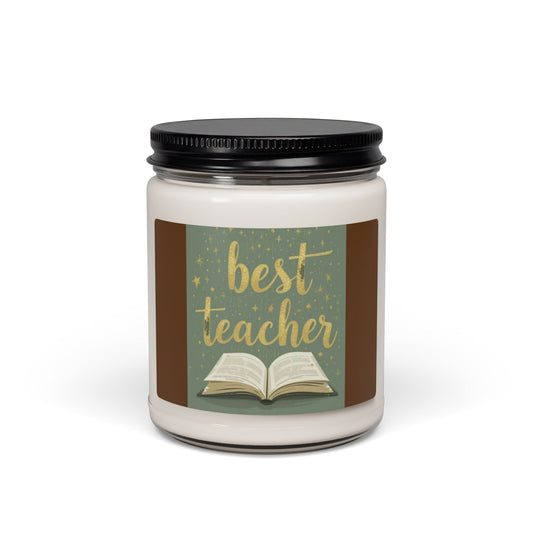 Scented Soy Candle, 9oz, Best Teacher, teacher appreciation - Simply Glow Ohio