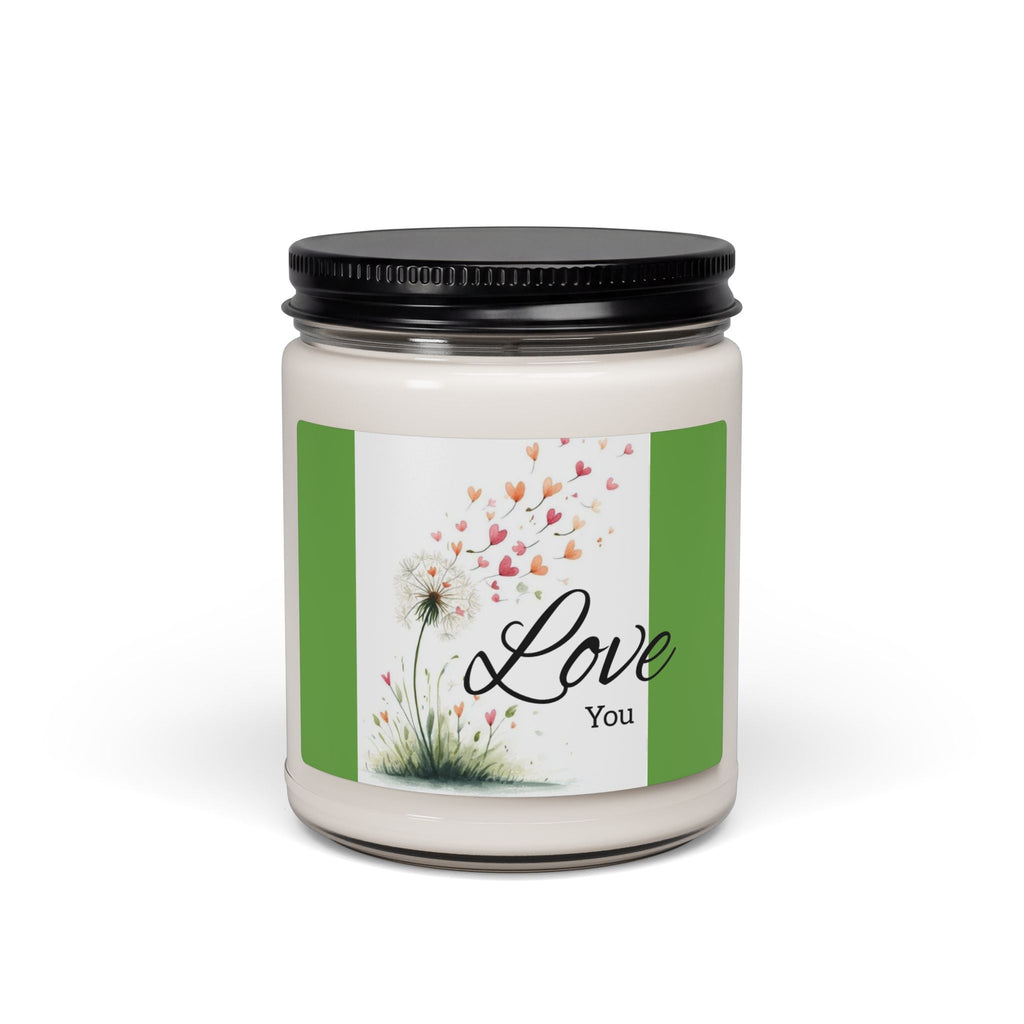 Scented Soy Candle, 9oz Love You, inspired design - Simply Glow Ohio