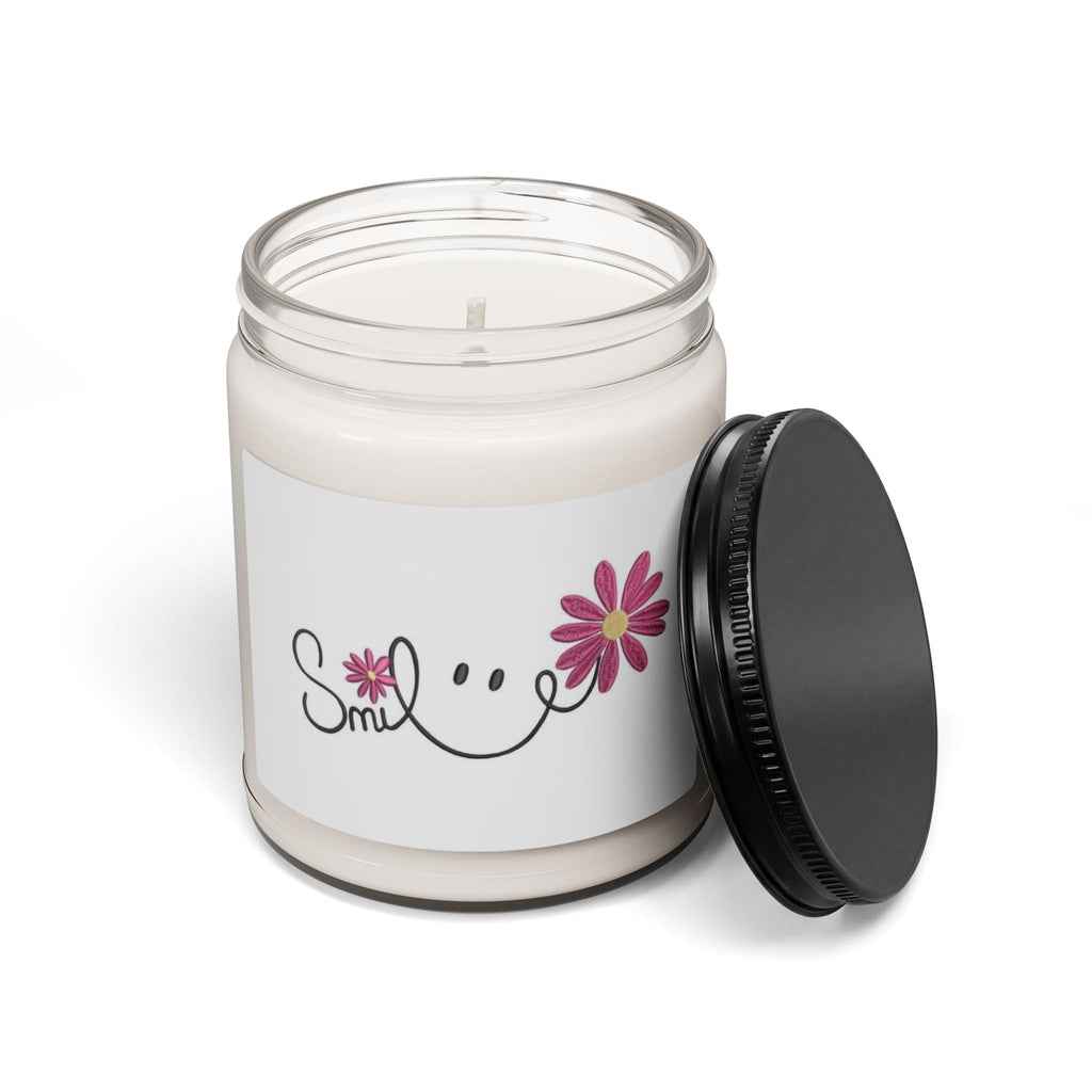 Scented Soy Candle, 9oz, Smile, inspirational, affirmation - Simply Glow Ohio