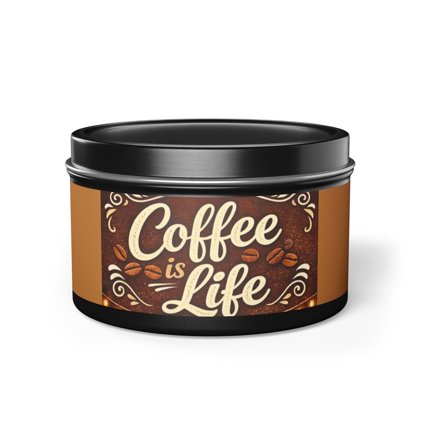 4/8oz Tins, Coconut Soy Candles, for coffee lovers - Simply Glow Ohio