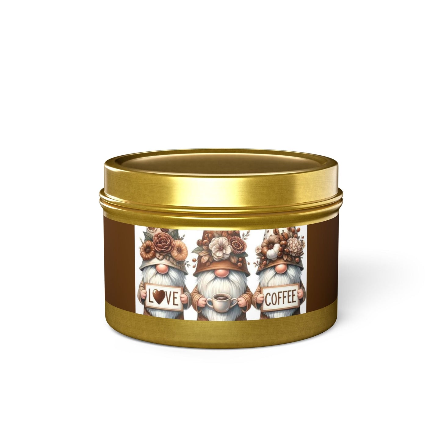 4/8oz Tins, Coconut Soy Candles, for coffee lovers - Simply Glow Ohio