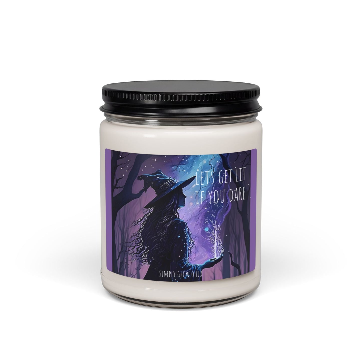 Scented Soy Candle, 9oz, Halloween decor - Simply Glow Ohio