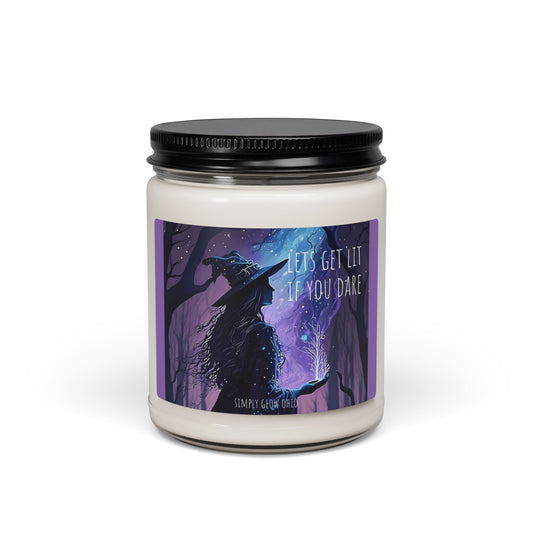 Scented Soy Candle, 9oz, Halloween decor - Simply Glow Ohio