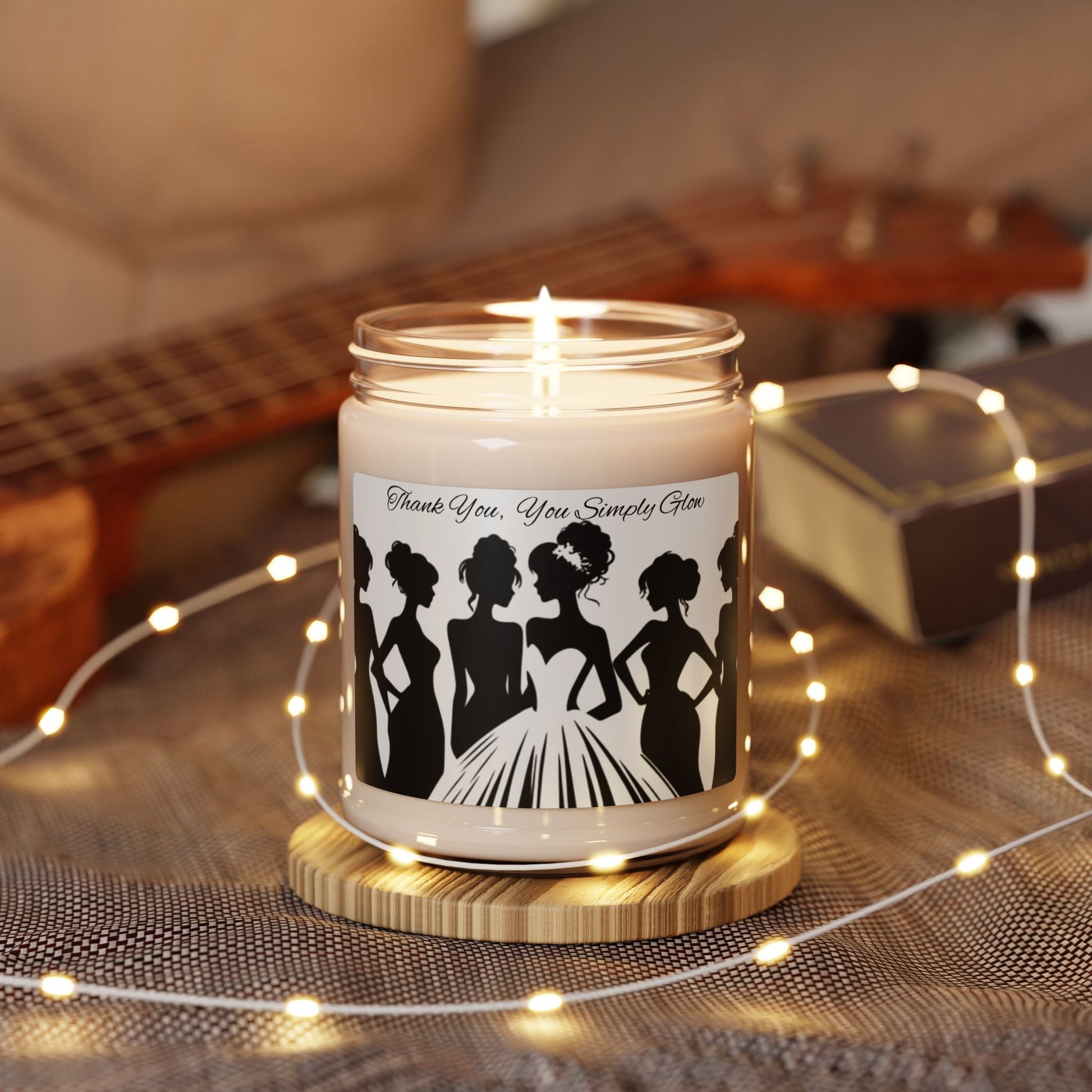 Scented Soy Candle, 9oz, bridal party gifts - Simply Glow Ohio