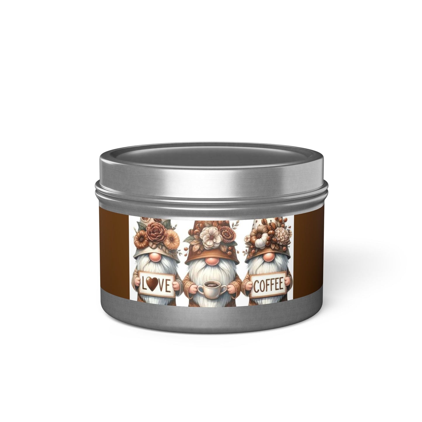 4/8oz Tins, Coconut Soy Candles, for coffee lovers - Simply Glow Ohio