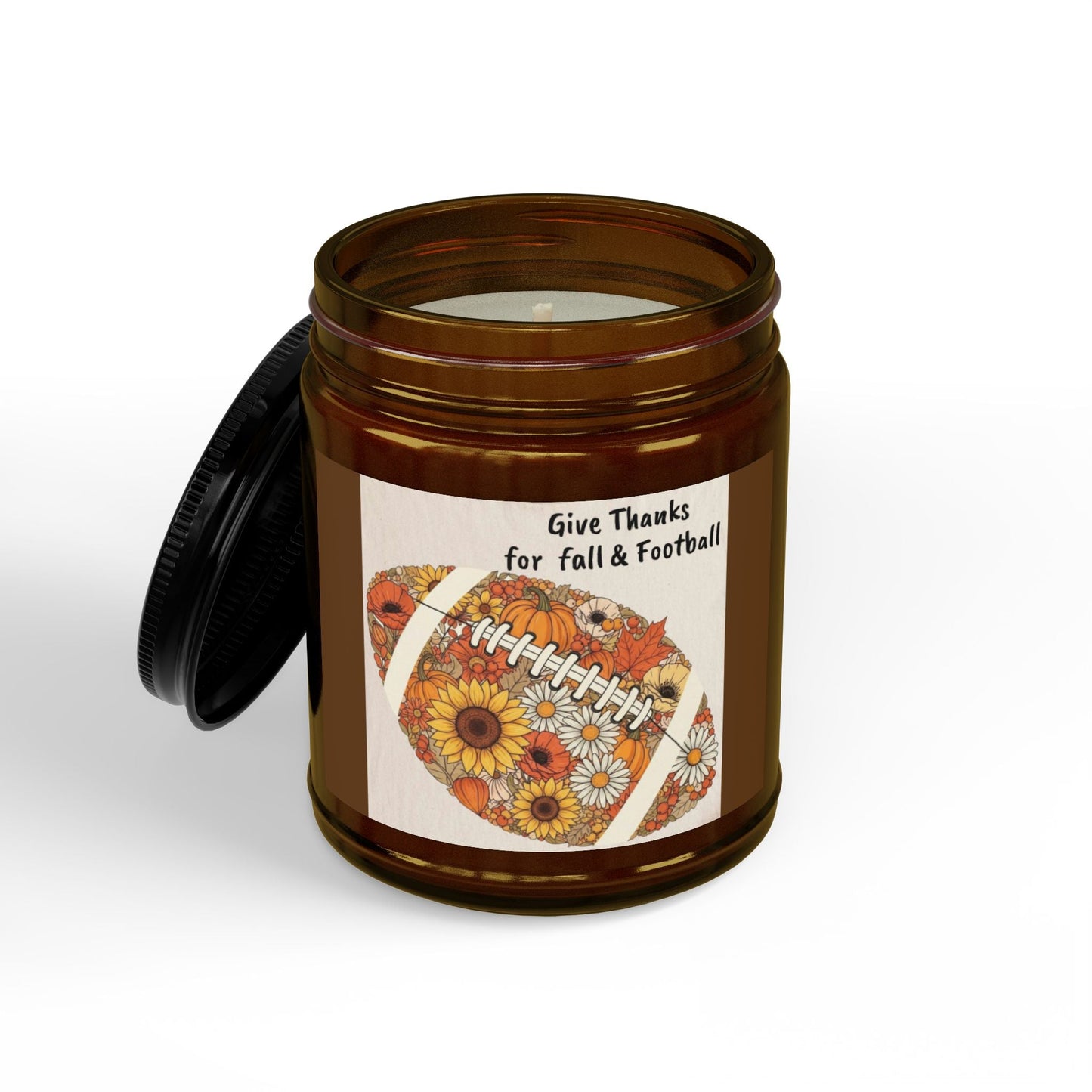 Scented Soy Candles with Black Lid, (4 and 9oz) - Simply Glow Ohio