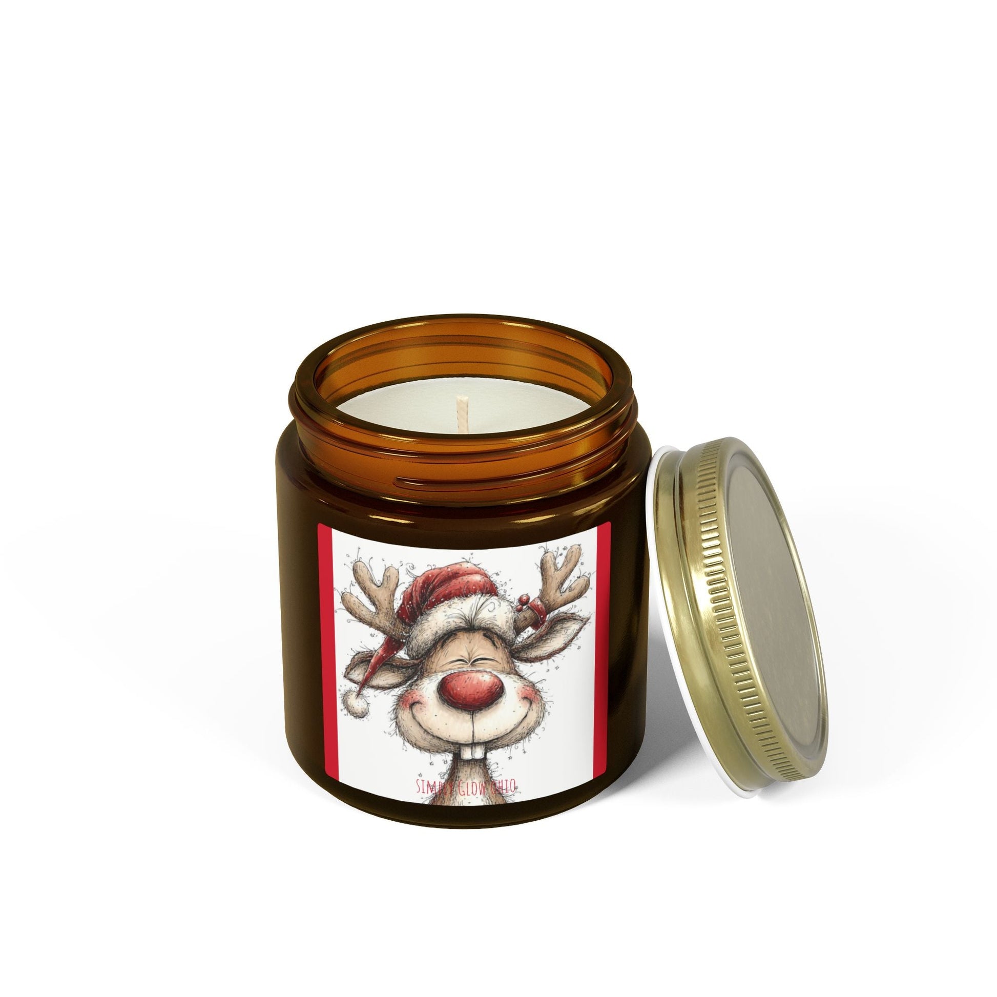 Scented Candles, Coconut Apricot Wax (4oz, 9oz) - Simply Glow Ohio