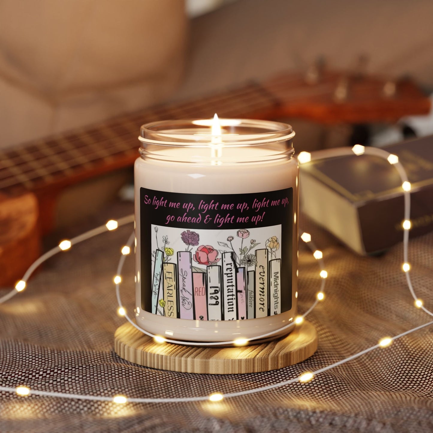 Scented Soy Candle, 9oz, book lovers, book decor, home decor - Simply Glow Ohio