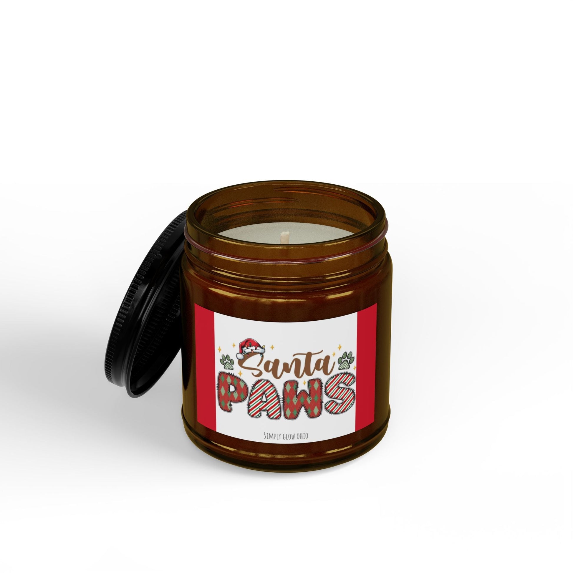 Scented Soy Candles with Black Lid, (4 and 9oz) - Simply Glow Ohio
