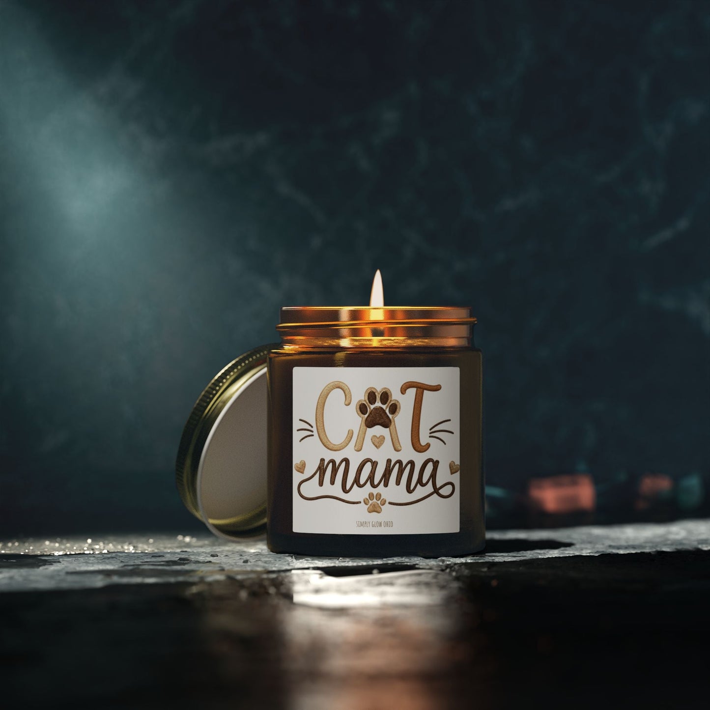 Scented Candles, Coconut Apricot Wax (4oz, 9oz) - Simply Glow Ohio