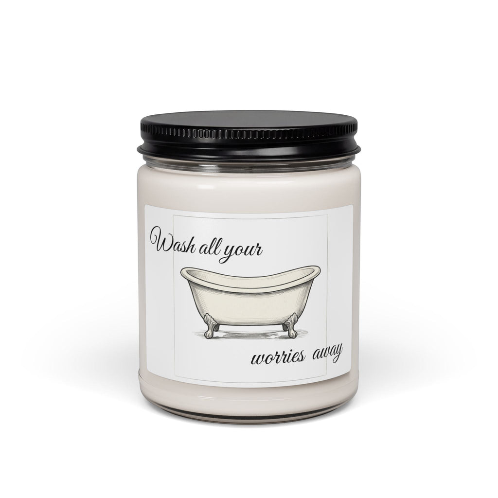 Clawfoot Bathtub soy candle | Wash All Your Worries Away jar candle - Simply Glow Ohio