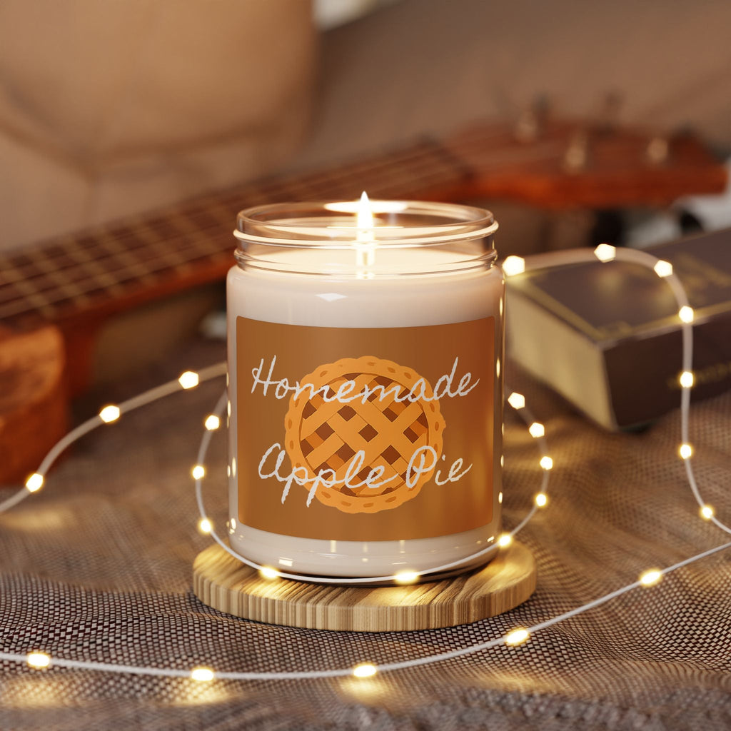 Scented Soy Candle, 9oz, homemade apple pie scented candle and design - Simply Glow Ohio