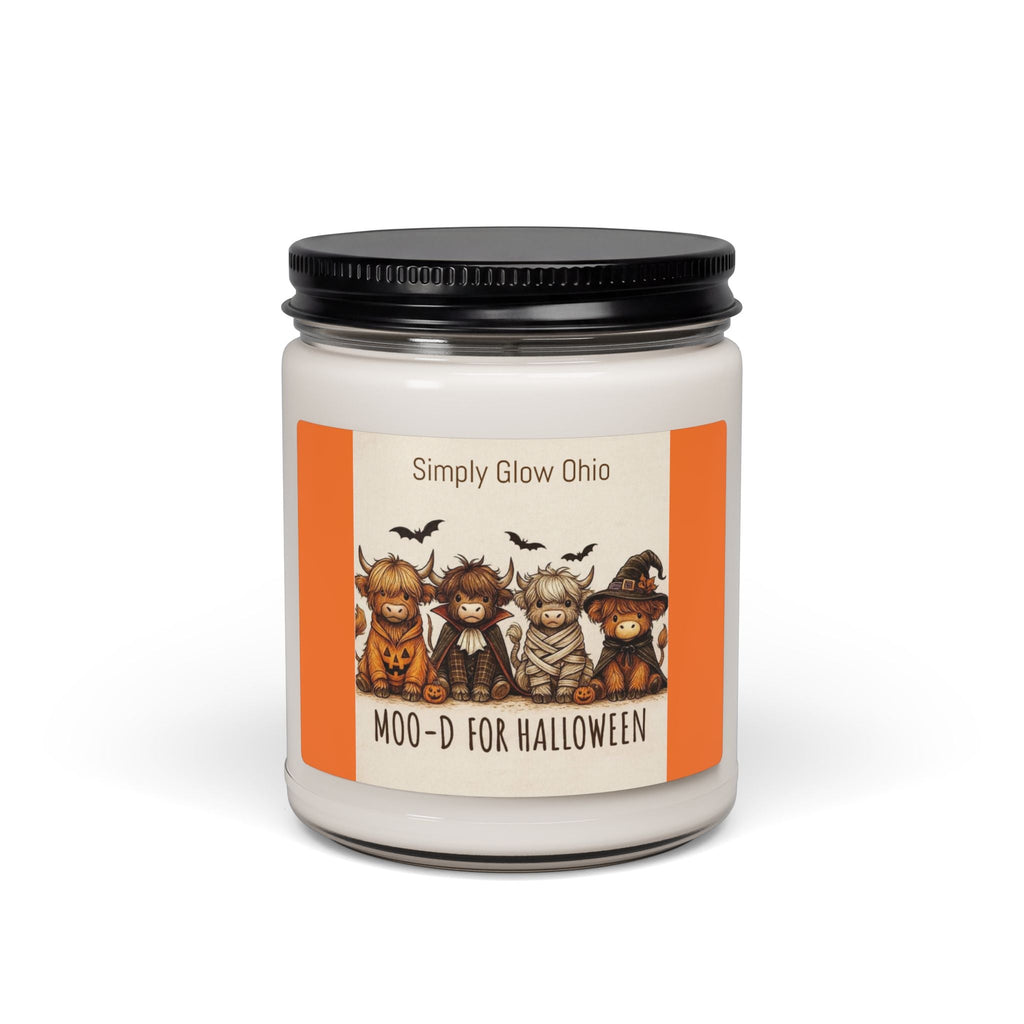 Scented Soy Candle, 9oz, Halloween, home decor - Simply Glow Ohio
