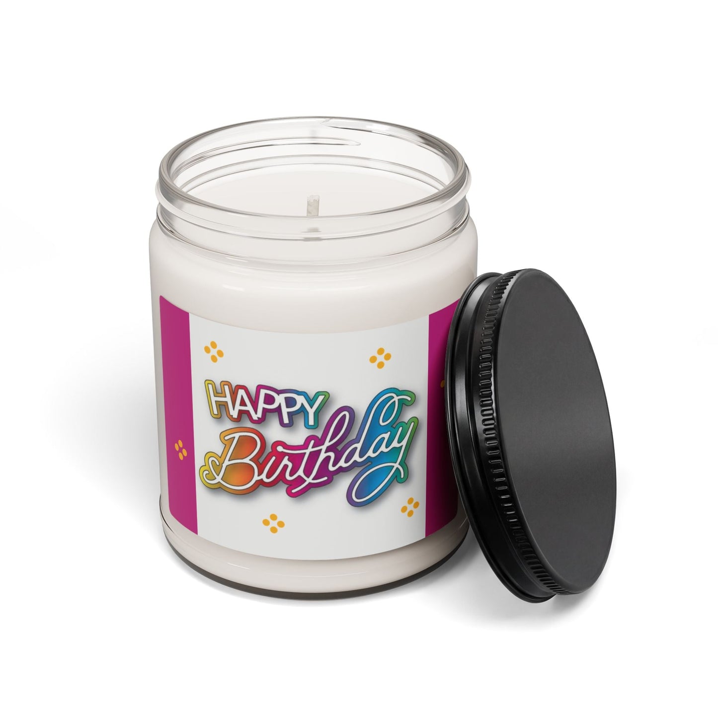 Scented Soy Candle, 9oz, Happy Birthday, gift - Simply Glow Ohio