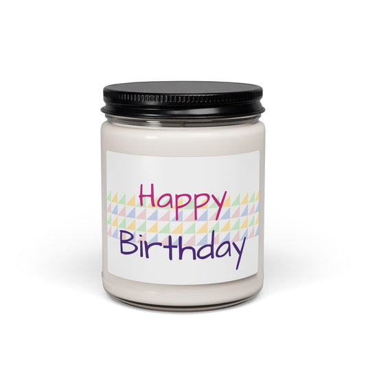 Happy Birthday Candle | Scented Soy 9oz - Simply Glow Ohio