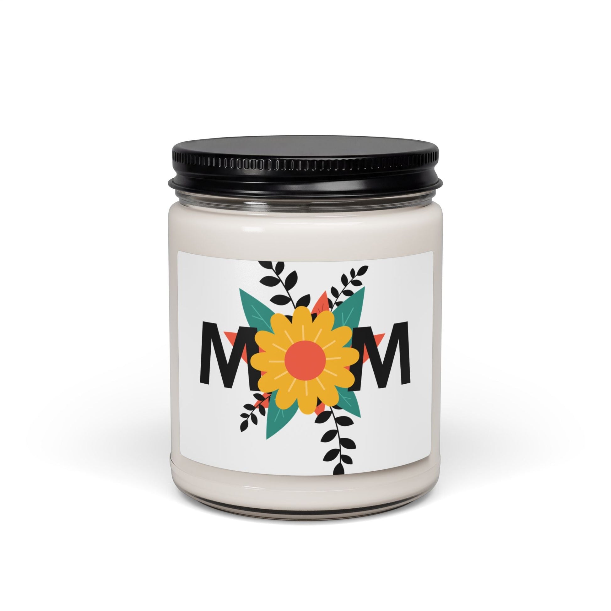 Sunflower MOM Candle | Scented Soy Candle, 9oz - Simply Glow Ohio