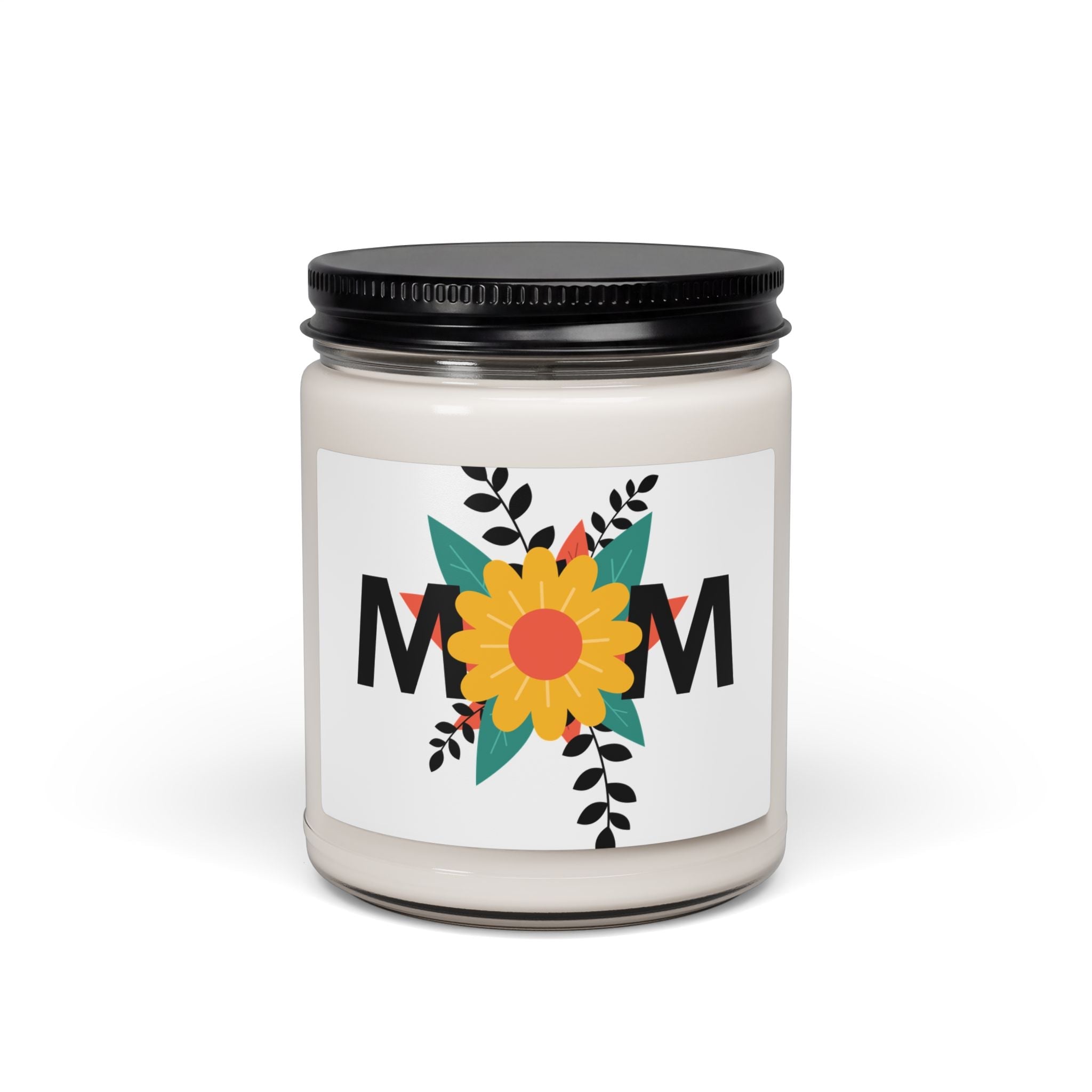 Sunflower MOM Candle | Scented Soy Candle, 9oz - Simply Glow Ohio