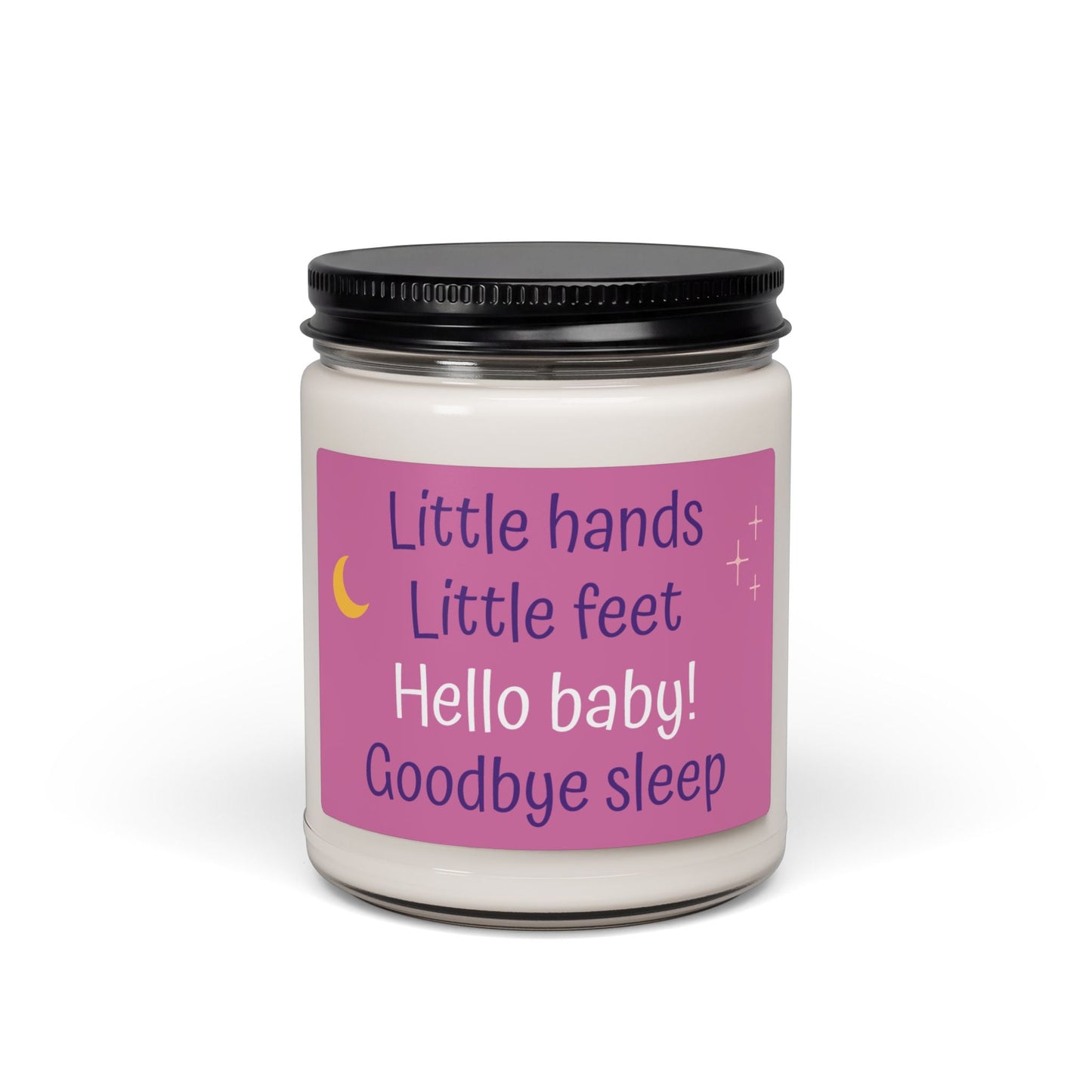 Scented Soy Candle, 9oz, baby nursery design - Simply Glow Ohio