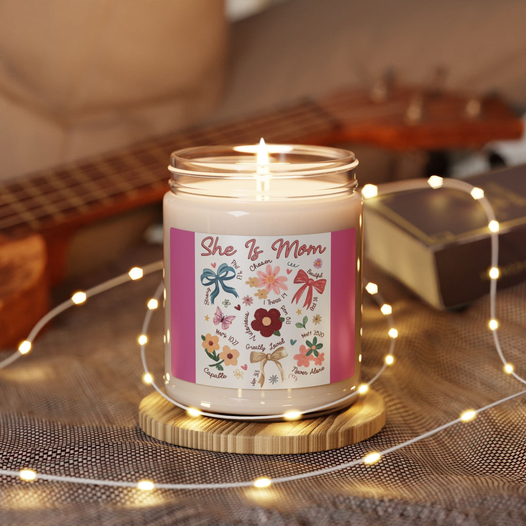 Scented Soy Candle, 9oz, Mom is…., Mom inspirational, affirmations - Simply Glow Ohio