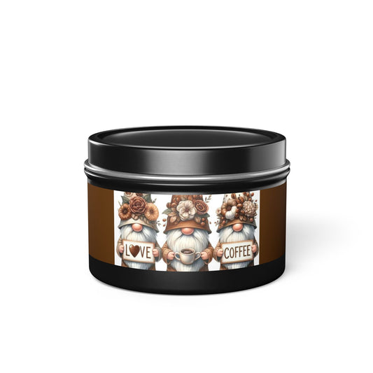 4/8oz Tins, Coconut Soy Candles, for coffee lovers - Simply Glow Ohio