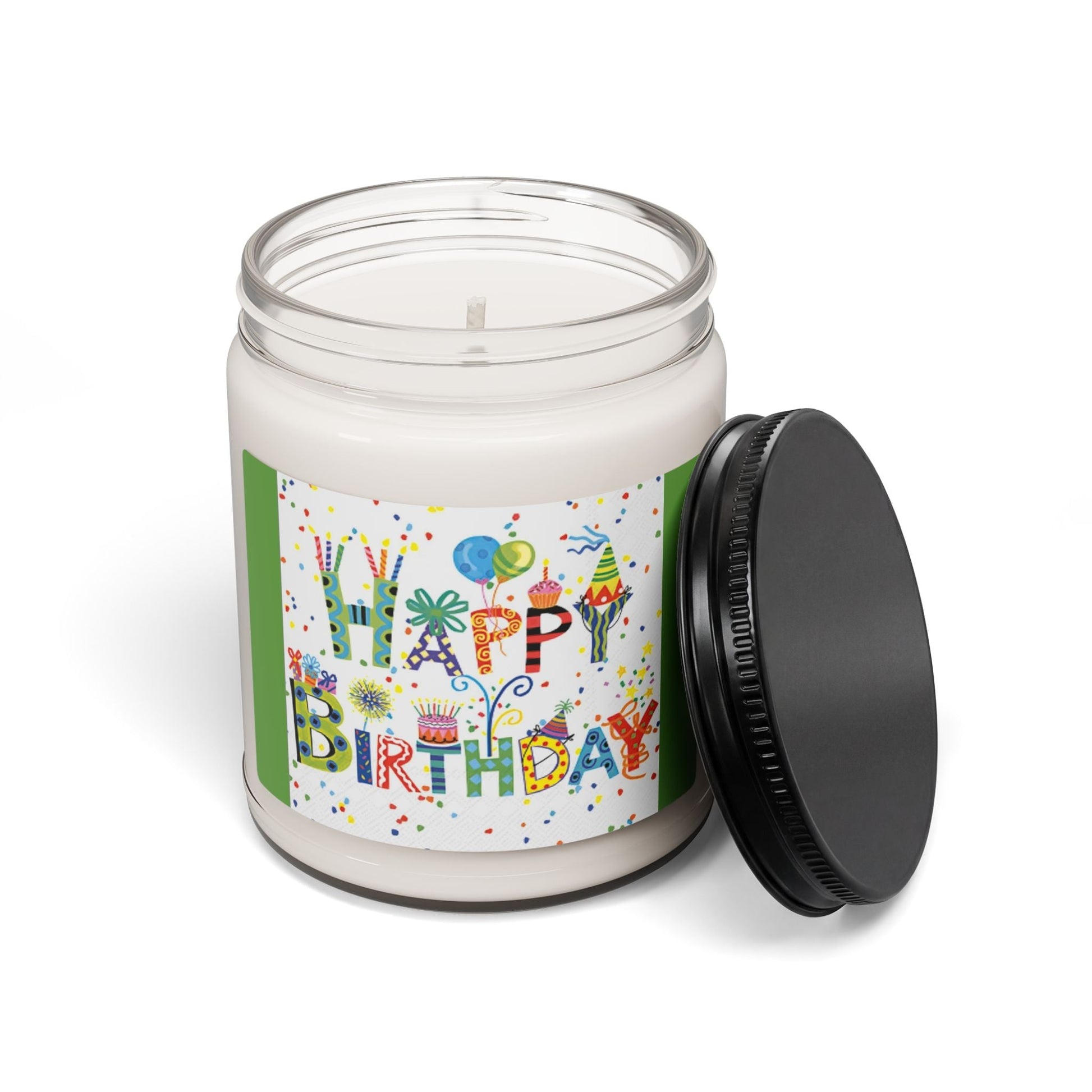 Scented Soy Candle, 9oz, Happy Birthday, gift - Simply Glow Ohio