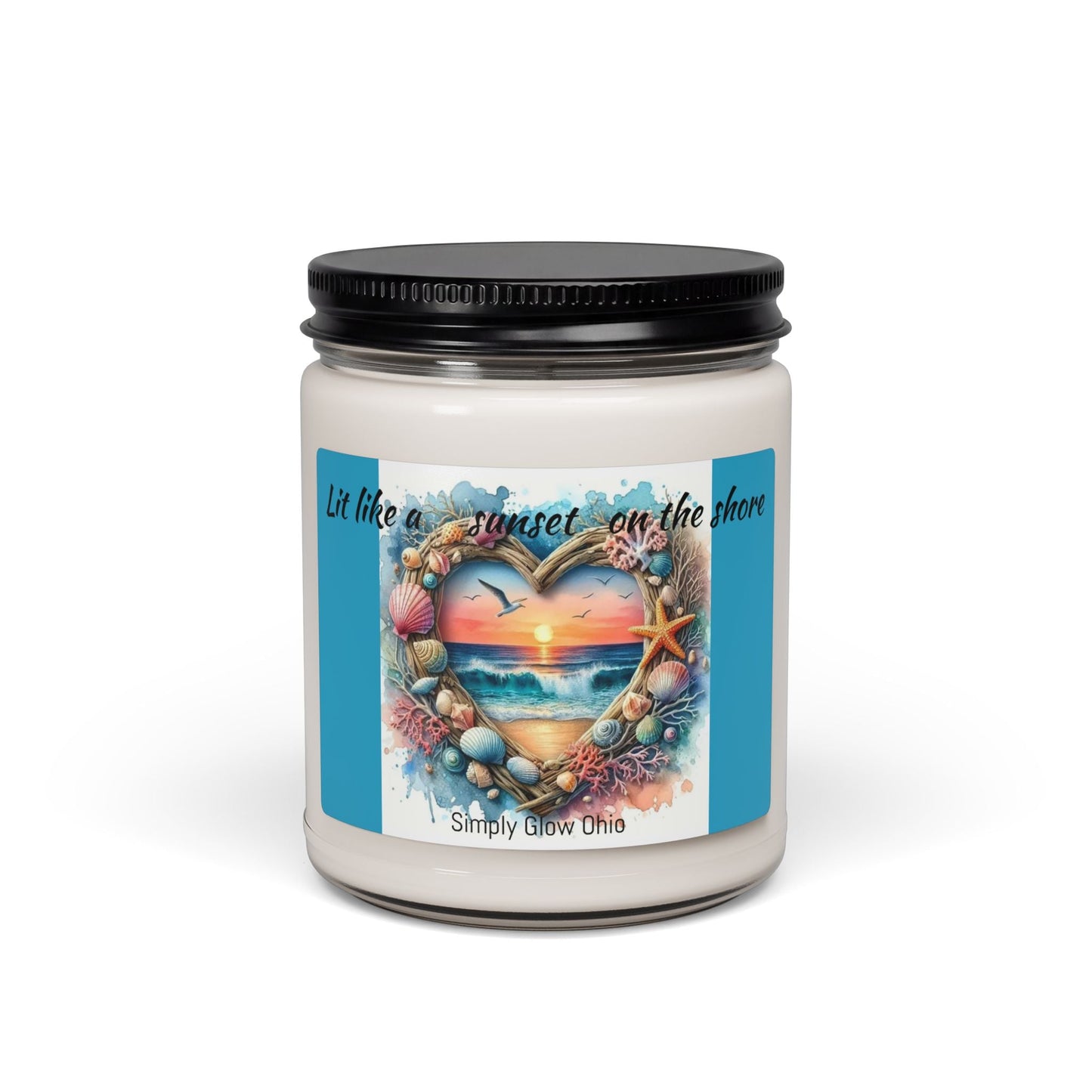 Scented Soy Candle, 9oz - Simply Glow Ohio