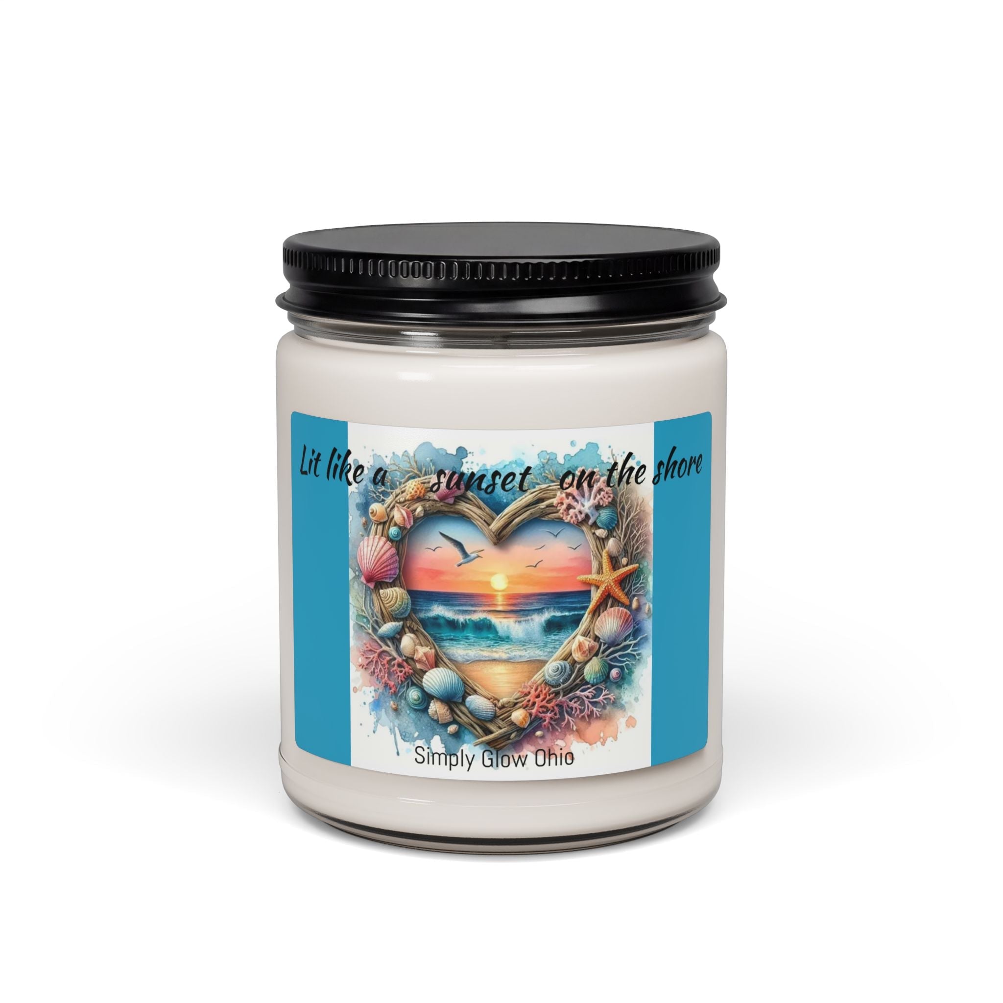 Scented Soy Candle, 9oz - Simply Glow Ohio