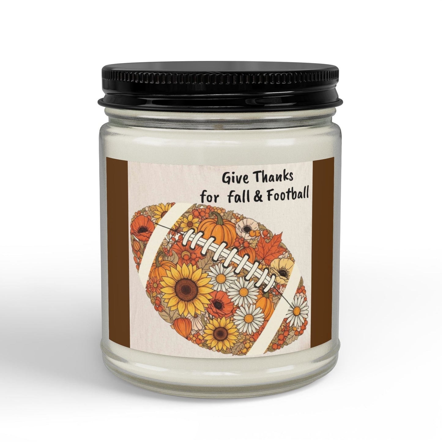 Scented Soy Candles with Black Lid, (4 and 9oz) - Simply Glow Ohio