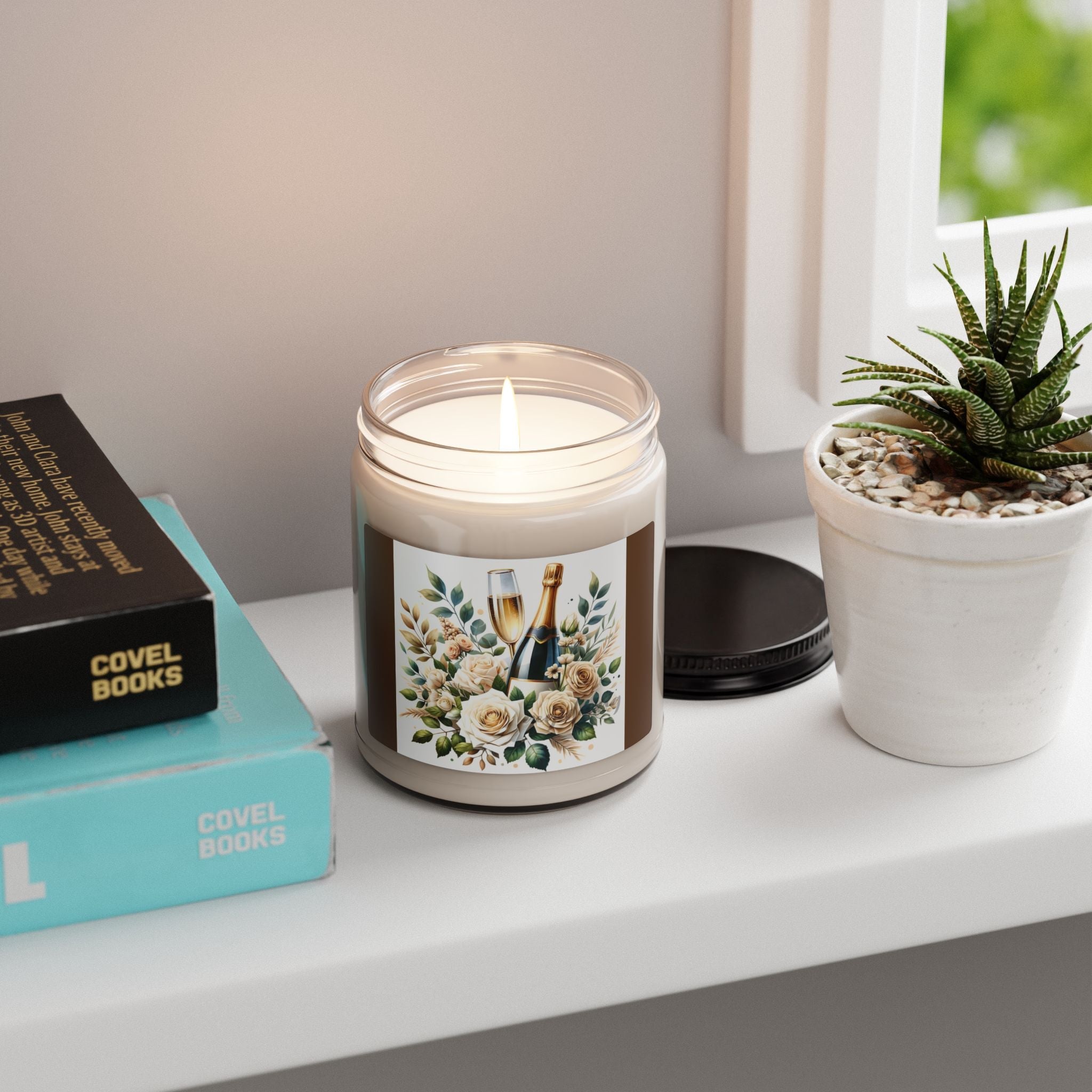 Scented Soy Candle, 9oz, wedding, anniversary gift, home decor - Simply Glow Ohio