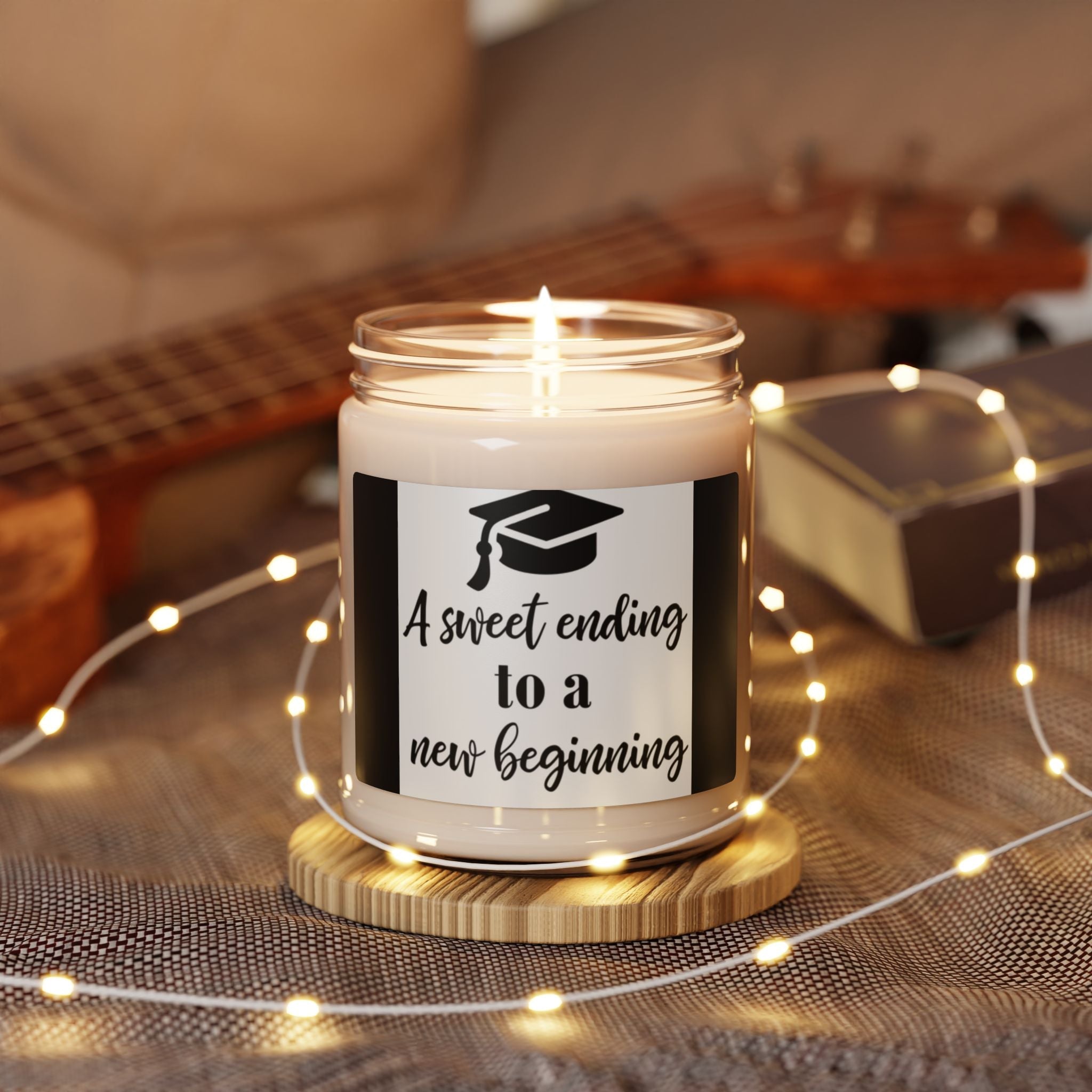 Scented Soy Candle, 9oz, graduation, design - Simply Glow Ohio