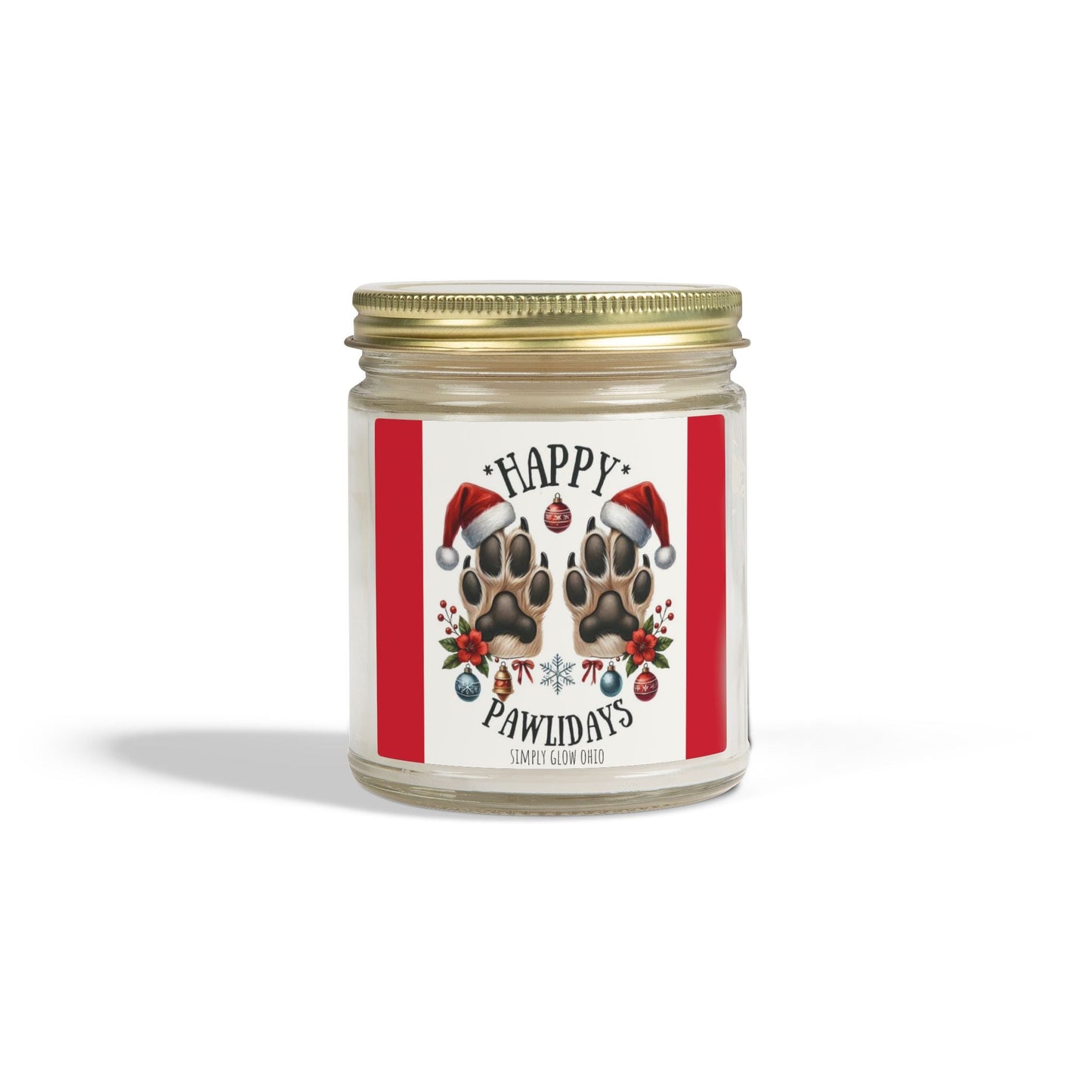 Scented Candles, Coconut Apricot Wax (4oz, 9oz) - Simply Glow Ohio