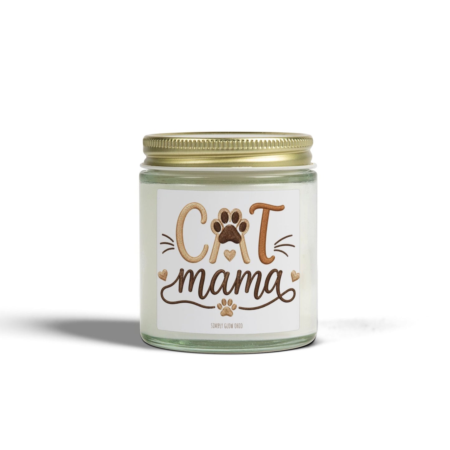 Scented Candles, Coconut Apricot Wax (4oz, 9oz) - Simply Glow Ohio