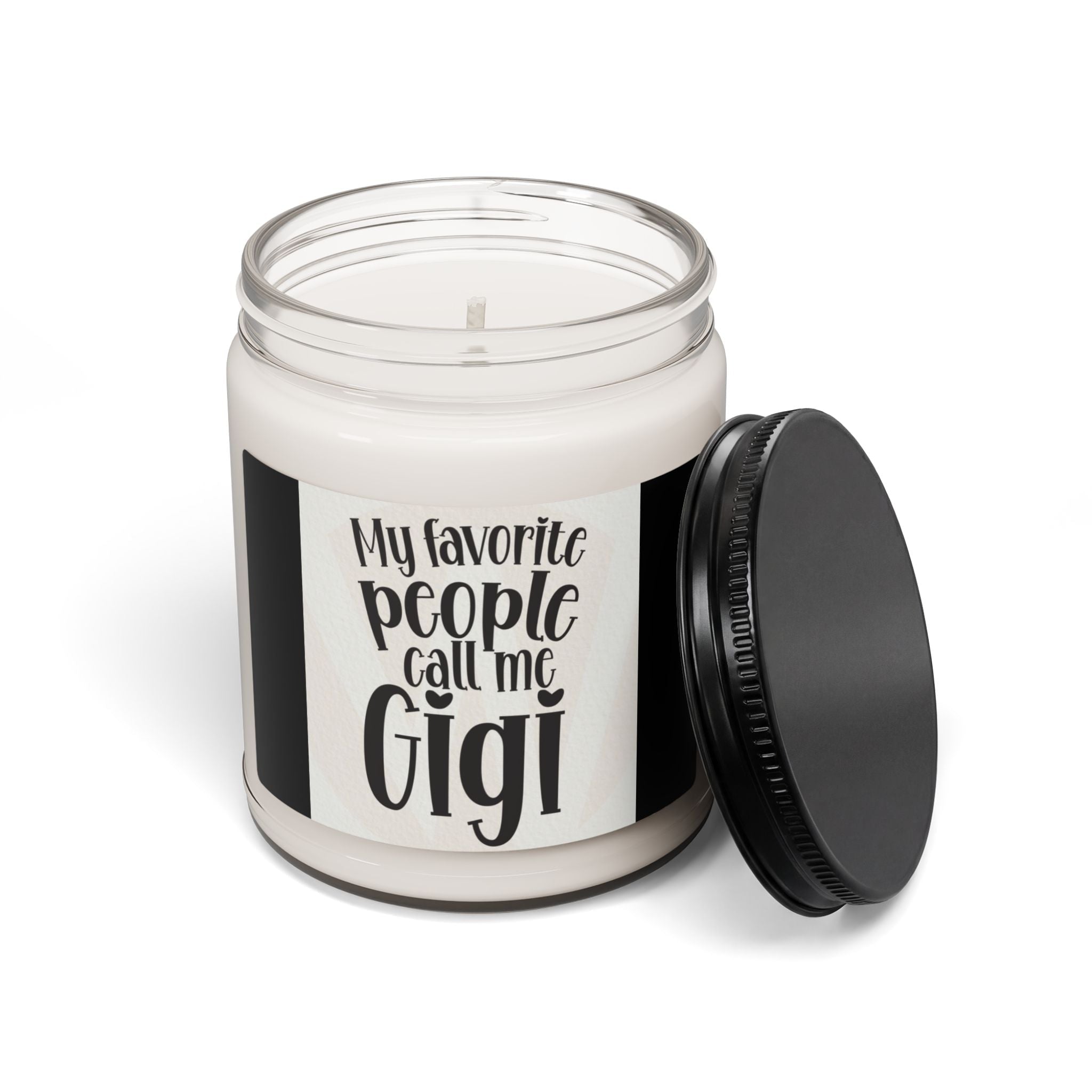 Scented Soy Candle, 9oz, Mom/My fav people call me Gigi - Simply Glow Ohio