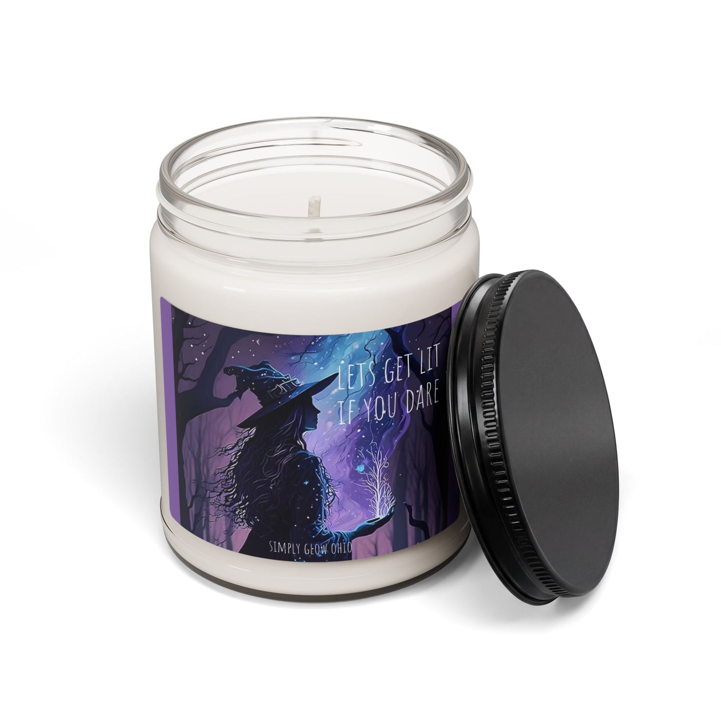 Scented Soy Candle, 9oz, Halloween decor - Simply Glow Ohio